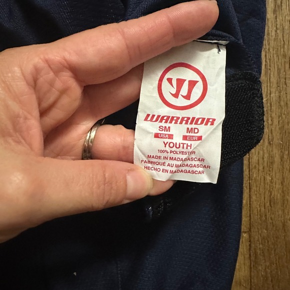 Youth Warrior Hockey Socks Navy Blue SM MD Protective Gear - Picture 6 of 6